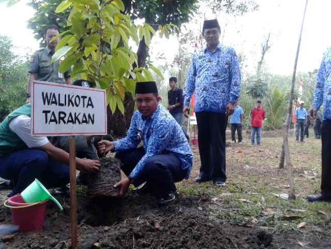  Wakil Walikota Tarakan Pimpin Peringatan Hari Bakti Rimbawan