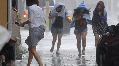  Hantaman Topan Neoguri di Jepang Lumpuhkan Aktivitas Kota