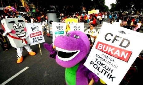  Ahok Geram Kawasan Car Free Day Jadi Ajang Politik